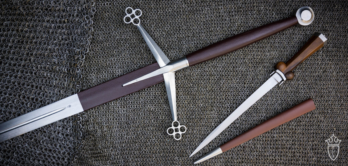 Scottish Claymore with Brown Wrapped Handle and Riscasso