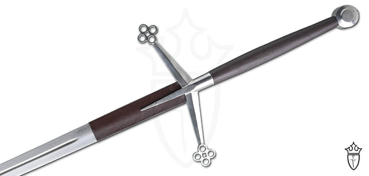 Scottish Claymore with Brown Wrapped Handle and Riscasso