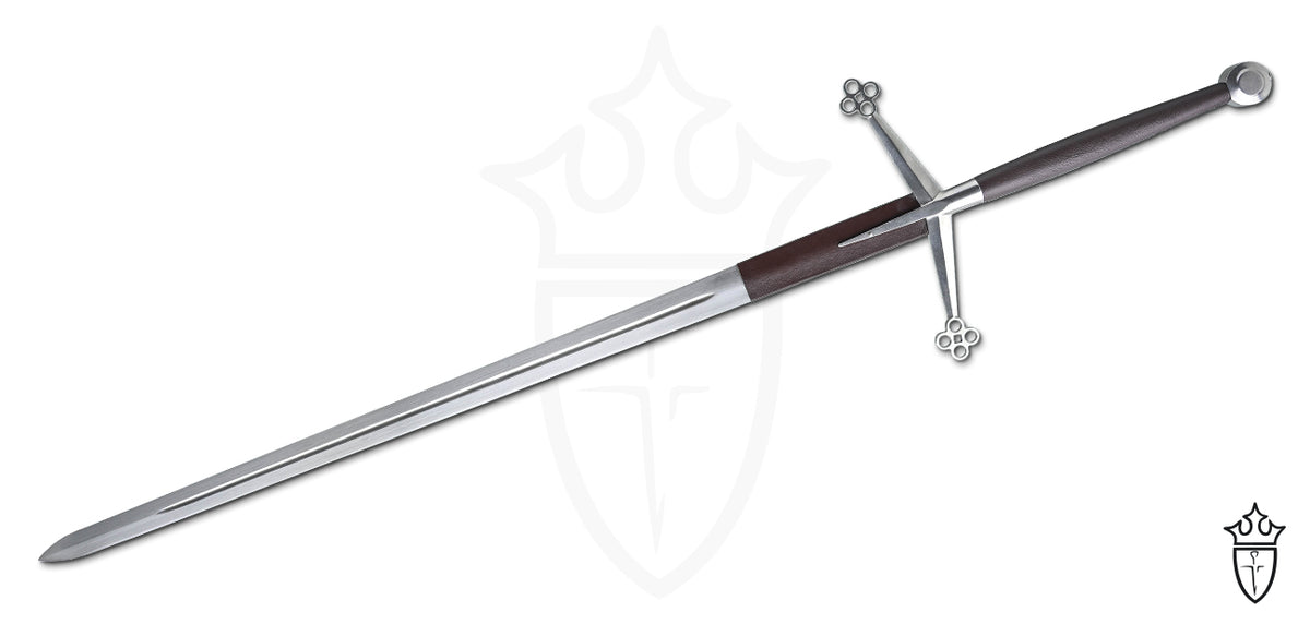 Scottish Claymore with Brown Wrapped Handle and Riscasso