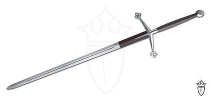 Scottish Claymore with Brown Wrapped Handle and Riscasso