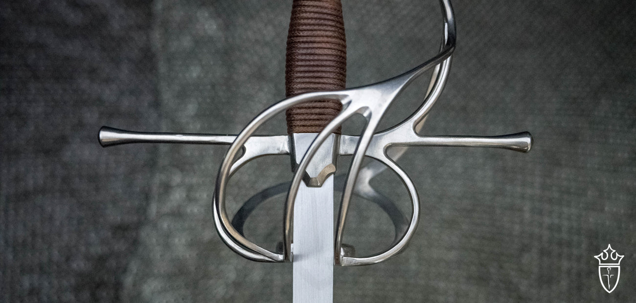 Renaissance Swept Hilt Rapier with Stainless Steel Finish