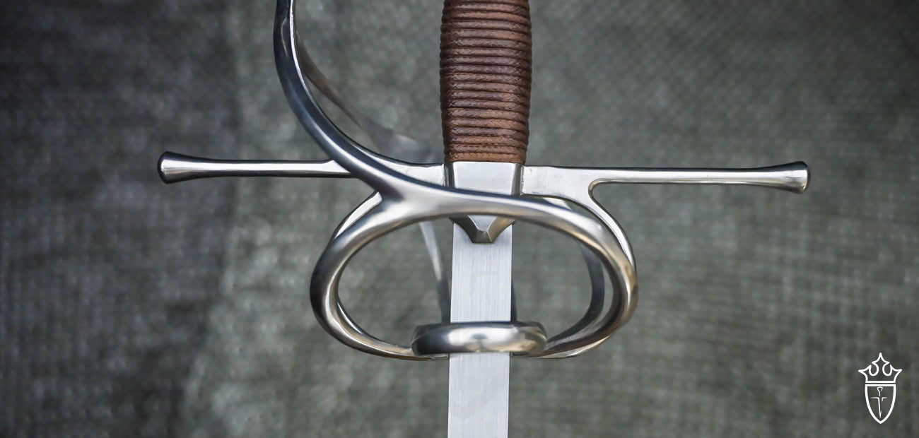 Renaissance Swept Hilt Rapier with Stainless Steel Finish