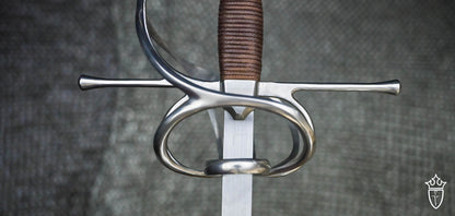 Renaissance Swept Hilt Rapier with Stainless Steel Finish