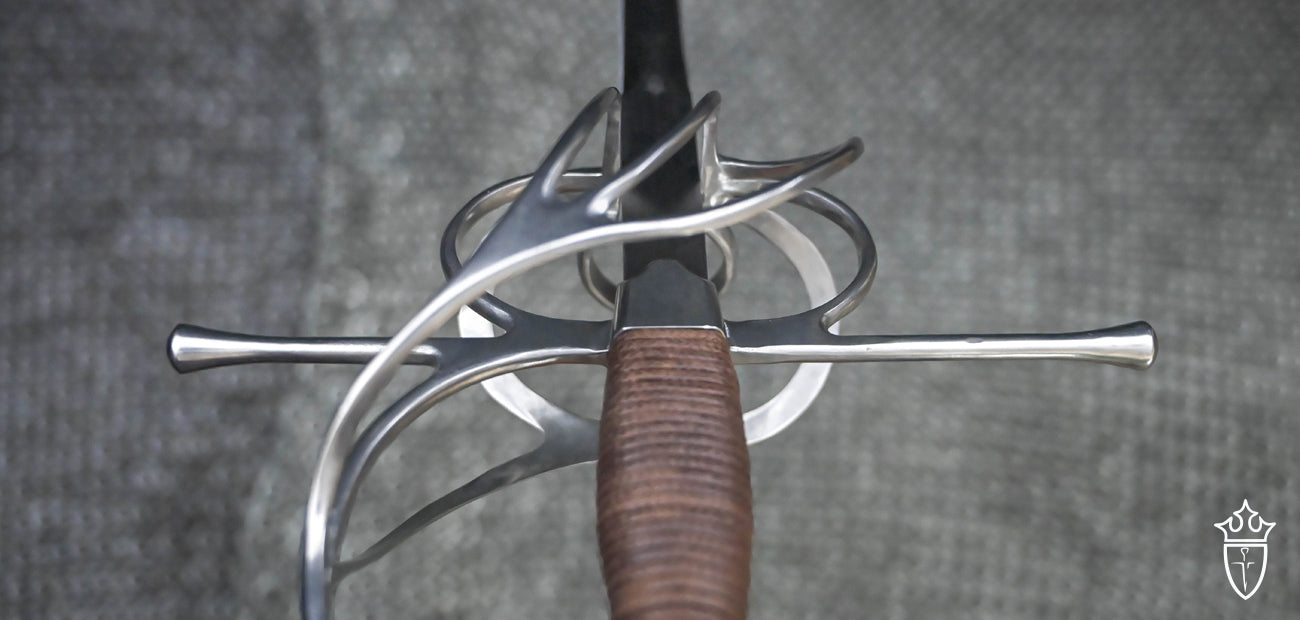 Renaissance Swept Hilt Rapier with Stainless Steel Finish