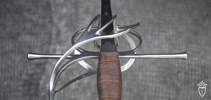 Renaissance Swept Hilt Rapier with Stainless Steel Finish