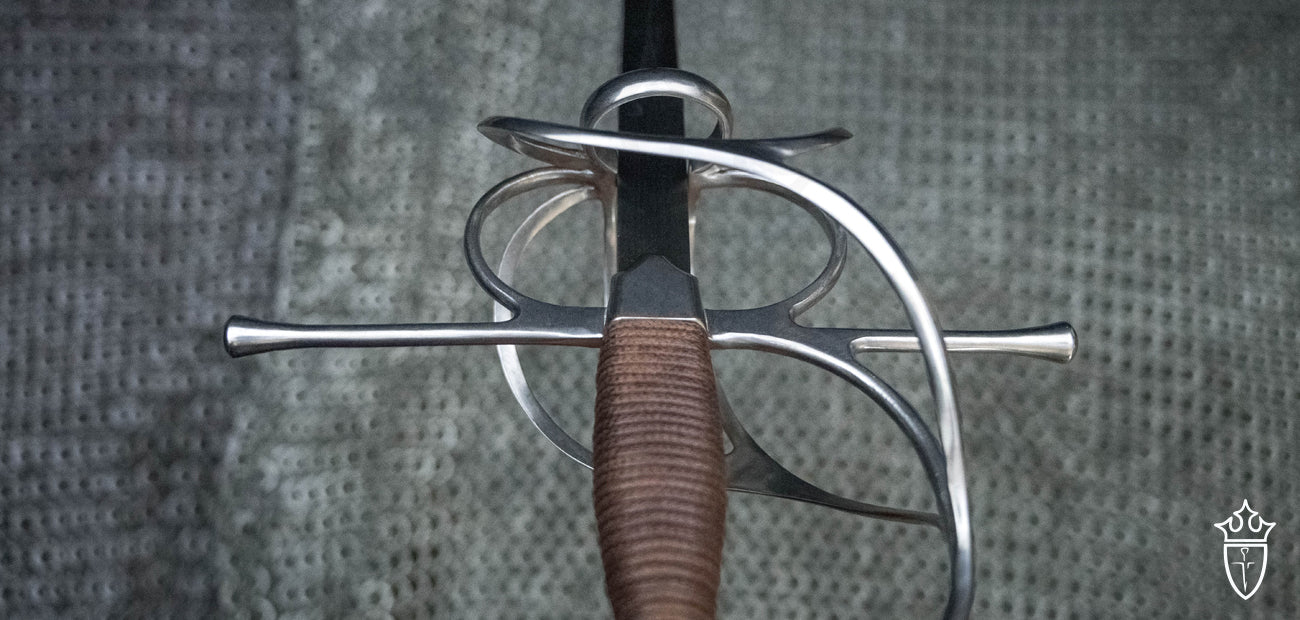 Renaissance Swept Hilt Rapier with Stainless Steel Finish
