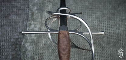 Renaissance Swept Hilt Rapier with Stainless Steel Finish