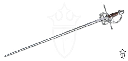 Renaissance Swept Hilt Rapier with Stainless Steel Finish