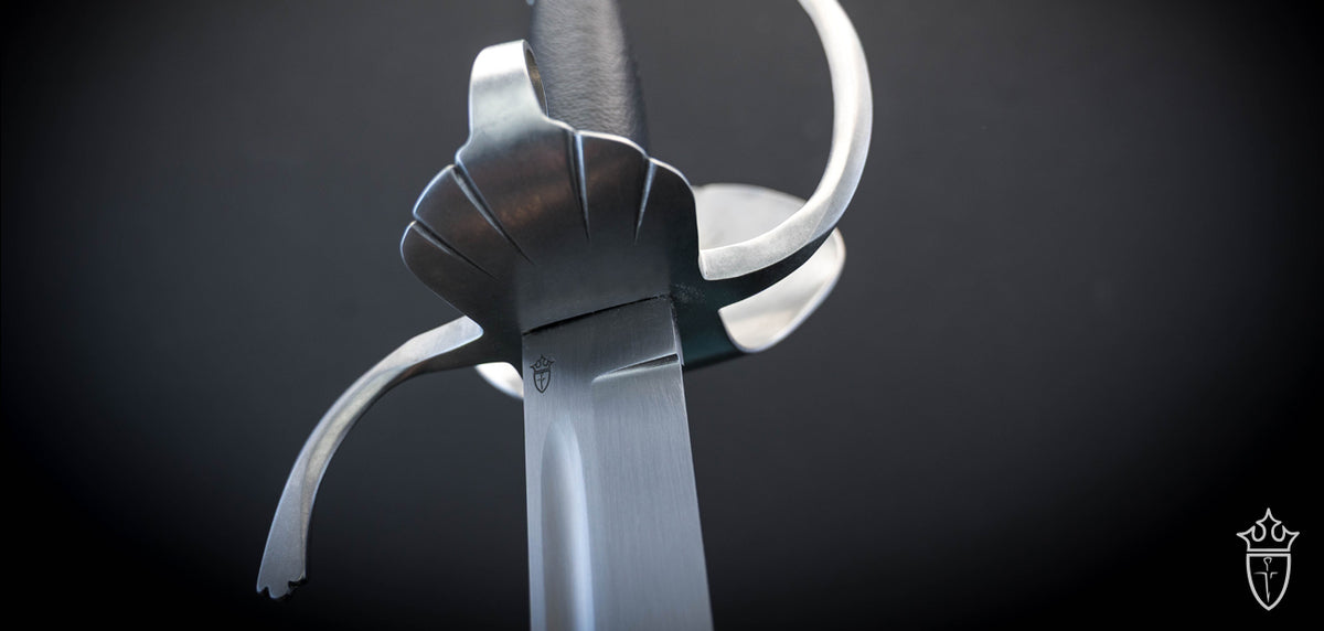 Shell Guard Cut Class Shell Guard Cutlass - 1566 Steel Blade & Leather Scabbard – Kingston Arms